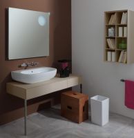 Подвесная раковина Flaminia Pass 70 Countertop - Wall Hung Basin 72х50 схема 4