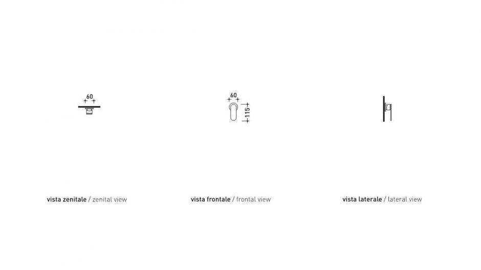 Смеситель для душа однорычажный Flaminia One 112560 хром ФОТО