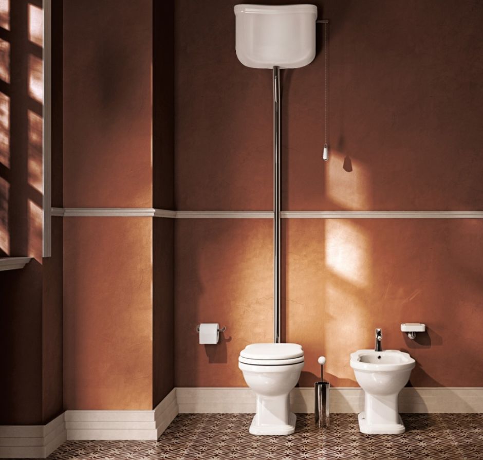 Напольный приставной унитаз с выходом в пол Flaminia Efi 6010 ФОТО