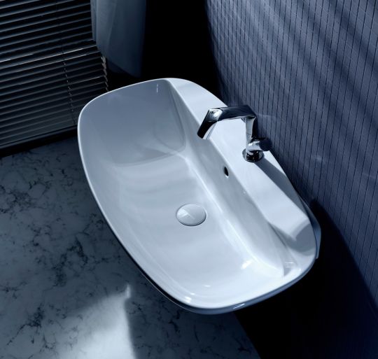 Подвесная раковина Flaminia NudaSlim 75 Countertop - Wall Hung Basin ND75PR 76х445 схема 2