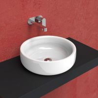 Накладная раковина Flaminia Bonola 46 Countertop Or Suitable For Pedestal Basin 46х46 схема 1