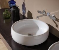 Накладная раковина Flaminia Bonola 46 Countertop Or Suitable For Pedestal Basin 46х46 схема 4