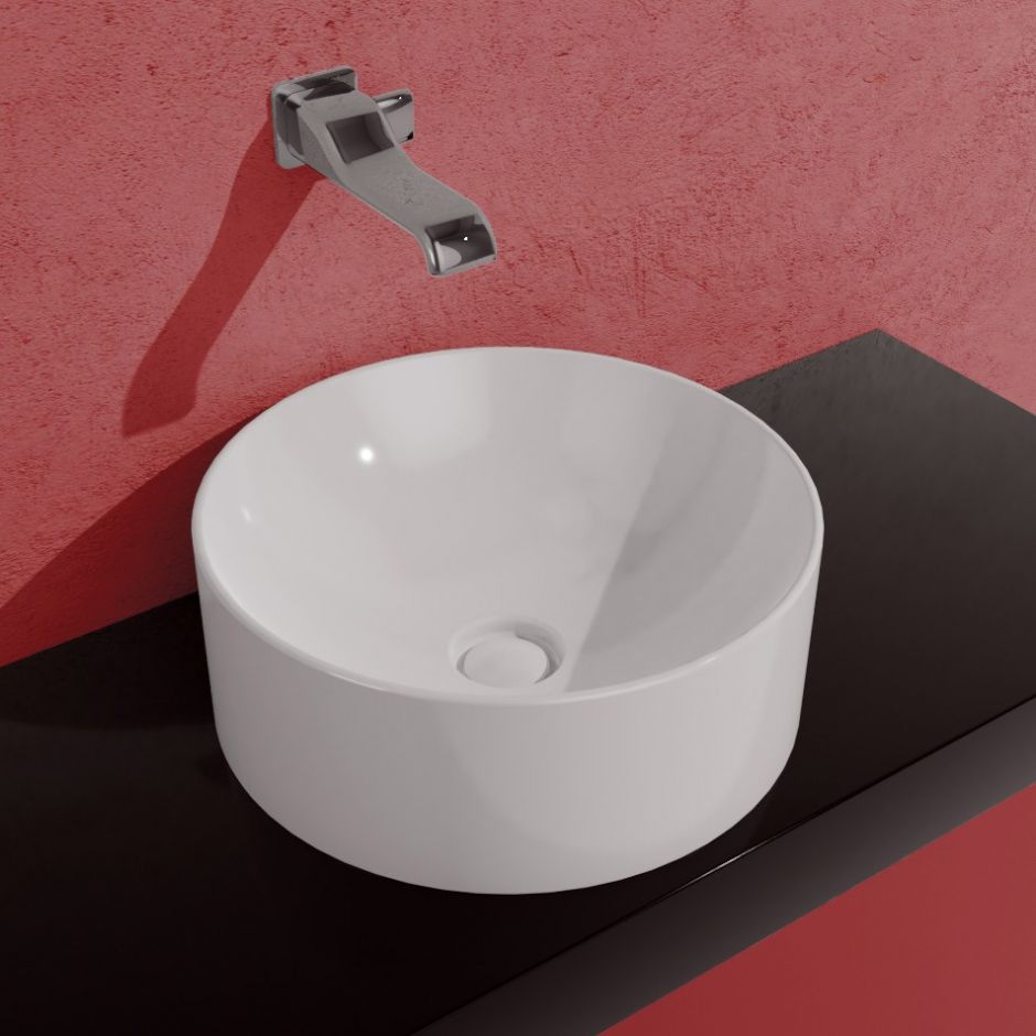 Накладная раковина Flaminia Twin Set Slim Countertop Basin TW42C 42х42