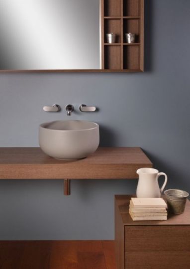 Накладная раковина Flaminia Saltodacqua Countertop Basin 42х42 схема 3