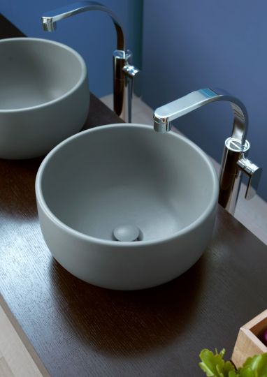 Накладная раковина Flaminia Saltodacqua Countertop Basin 42х42 схема 5