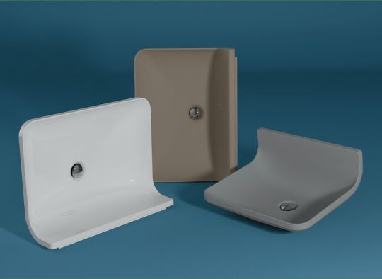 Подвесная раковина Flaminia Plate 54 Wall Hung Basin 54х46 схема 2