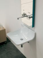 Подвесная раковина Flaminia Plate 54 Wall Hung Basin 54х46 схема 4