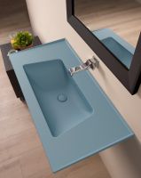 Подвесная раковина Flaminia Bloom 105 Wall Hung - For Furniture Console 107х515 схема 3 Подвесная раковина Flaminia Bloom 105 Wall Hung - For Furniture Console 107х515 схема 3