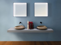 Накладная раковина Flaminia Spire 48 48х48 схема 4 Накладная раковина Flaminia Spire 48 48х48 схема 4