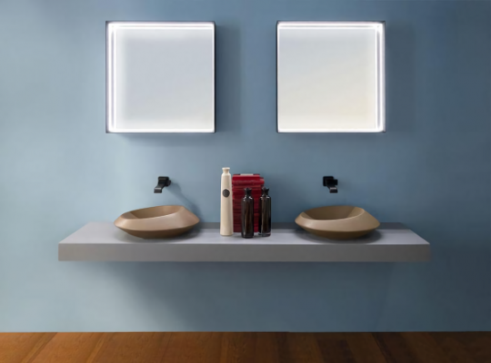 Накладная раковина Flaminia Spire 48 48х48 схема 4 Накладная раковина Flaminia Spire 48 48х48 схема 4