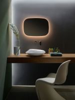 Накладная раковина Flaminia SPIRE+ 48 SP48D 48х48х14 см схема 5