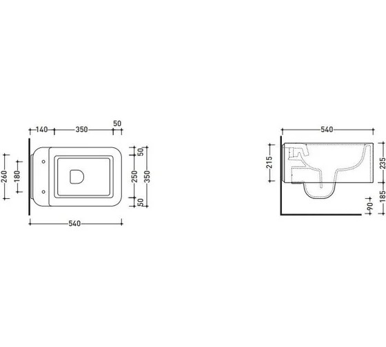 Подвесной унитаз Flaminia Nile NL118G ФОТО