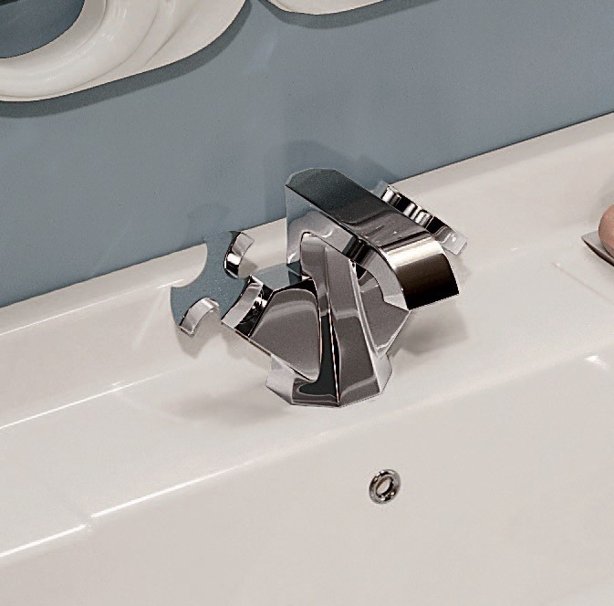 Изображение Двухвентильный смеситель Flaminia Evergreen Basin Dual Controls Mixer