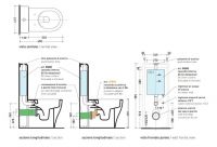 Напольный компакт унитаз Flaminia App Back To Wall WC AP117G+TR38 схема 2