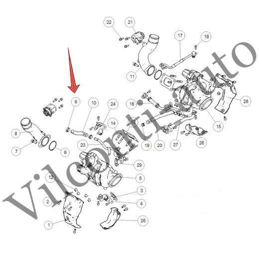 ХОМУТ TANK 500 09820018 100% ОРИГИНАЛ