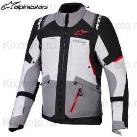 Мотокуртка Alpinestars Andes V4 Drystar, серая с красным