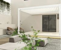 Пергола биоклиматическая Aquaviva Авангард отдельностоящая (ручное управление ламелями)