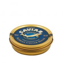 Икра чёрная зернистая осетровая Russian Caviar House русского осетра Классик - 125 г (Россия)