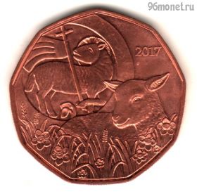 Австрия 5 евро 2017