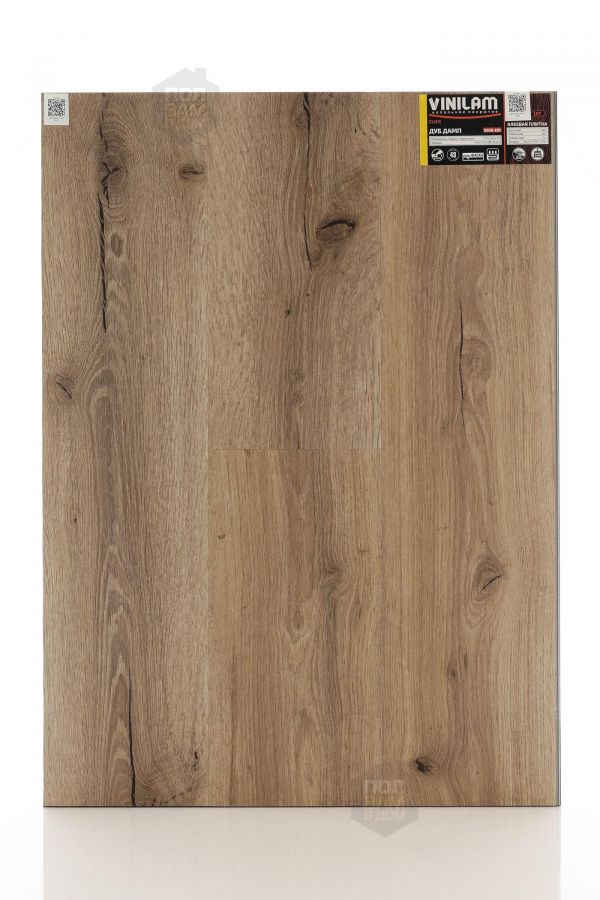 Виниловый ламинат Vinilam Дуб Дамп (Rich) 8838
