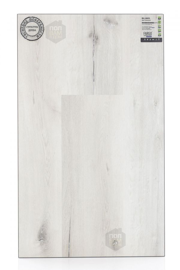 SPC ламинат Fargo Дуб Снежный DL1601