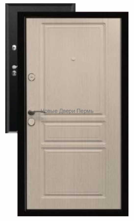 Входная дверь Стандарт Медь 70 мм Пальмира Капучино – металлическая дверь с замками Argus