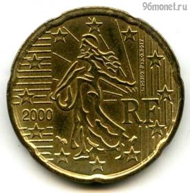 Франция 20 евроцентов 2000