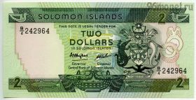 Соломоновы острова 2 доллара 1986
