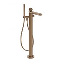 Смеситель для ванны Gessi Perle 74029 напольный с ручным душем и переключателем с металлическим вентилем схема 7