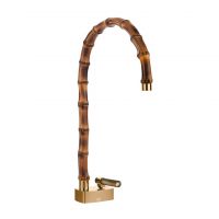 Смеситель для раковины Gessi Jacqueline 77203 с высоким поворотным изливом и вентилем под дерево без донного клапана схема 10