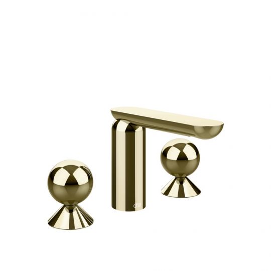 Смеситель для раковины Gessi Perle 74365 с металлическими вентилями-сферами схема 11