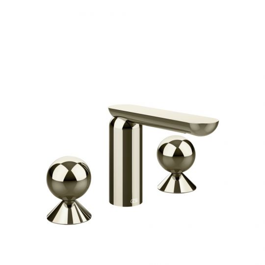 Смеситель для раковины Gessi Perle 74365 с металлическими вентилями-сферами схема 12