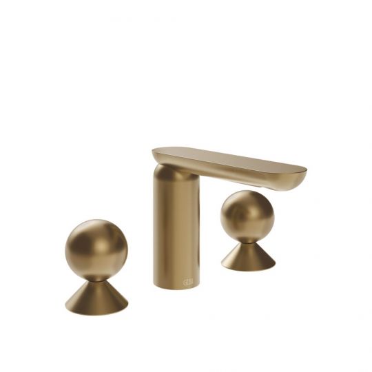 Смеситель для раковины Gessi Perle 74365 с металлическими вентилями-сферами схема 13