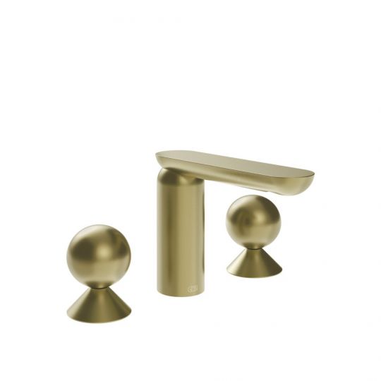 Смеситель для раковины Gessi Perle 74365 с металлическими вентилями-сферами схема 14