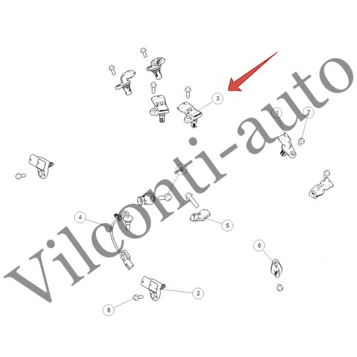 ДАТЧИК ДАВЛЕНИЯ И ТЕМПЕРАТУРЫ ВОЗДУХА НА ВПУСКЕ В ДВИГАТЕЛЬ TANK 500 3611080XEB04 100% ОРИГИНАЛ