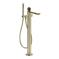 Смеситель для ванны Gessi Perle 74129 напольный с ручным душем и переключателем с вентилем из камня Emperador Dark схема 8 Смеситель для ванны Gessi Perle 74129 напольный с ручным душем и переключателем с вентилем из камня Emperador Dark схема 8