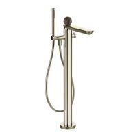Смеситель для ванны Gessi Perle 74129 напольный с ручным душем и переключателем с вентилем из камня Emperador Dark схема 9 Смеситель для ванны Gessi Perle 74129 напольный с ручным душем и переключателем с вентилем из камня Emperador Dark схема 9
