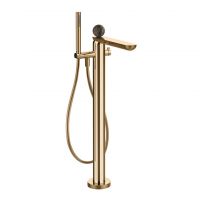 Смеситель для ванны Gessi Perle 74129 напольный с ручным душем и переключателем с вентилем из камня Emperador Dark схема 12 Смеситель для ванны Gessi Perle 74129 напольный с ручным душем и переключателем с вентилем из камня Emperador Dark схема 12