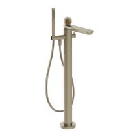 Смеситель для ванны Gessi Perle 74429 напольный с ручным душем и переключателем с вентилем из муранского стекла Battuto схема 3