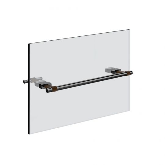 Полотенцедержатель Gessi Jacqueline 77511 30 см металлический для крепления на стекло схема 4