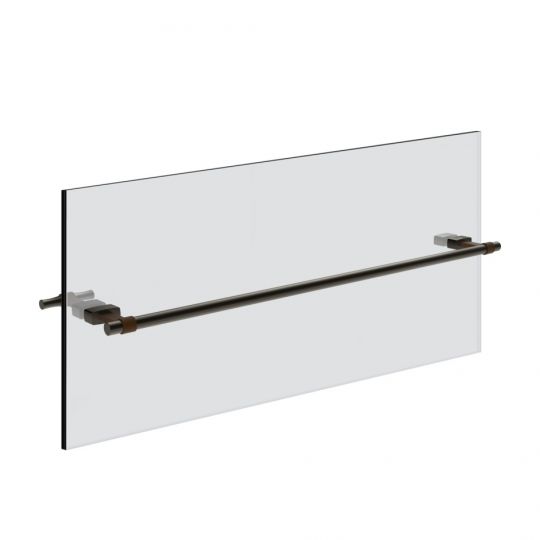 Полотенцедержатель Gessi Jacqueline 77515 60 см металлический для крепления на стекло схема 5