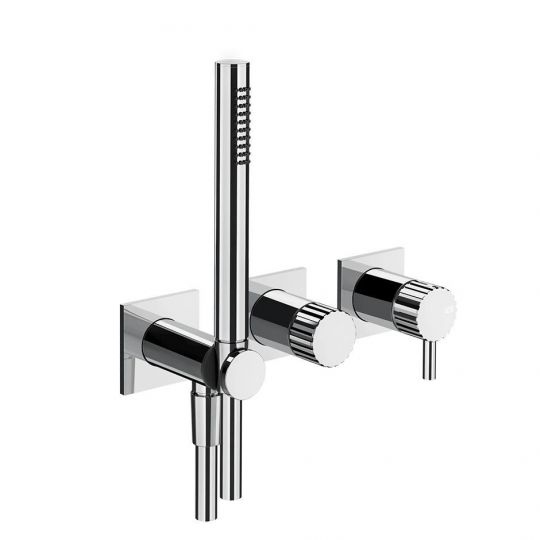 Смеситель для душа Gessi Incastri 75036 встраиваемый с ручным душем и переключателем на 2 источника схема 7 Смеситель для душа Gessi Incastri 75036 встраиваемый с ручным душем и переключателем на 2 источника схема 7