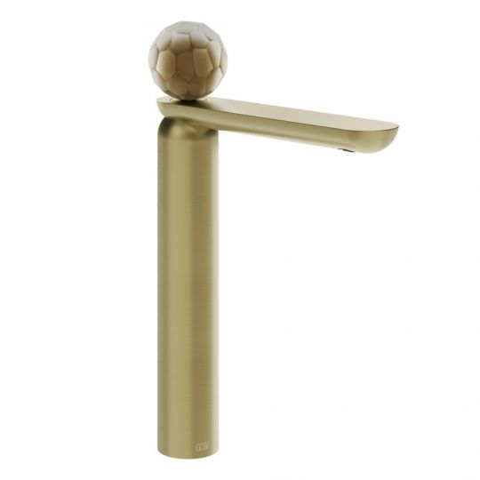 Смеситель для раковины Gessi Perle 74453 с донным клапаном и вентилем из муранского стекла Battuto схема 5