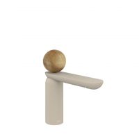 Смеситель для раковины Gessi Perle 74351 низкий с донным клапаном и вентилем из камня Onyx Cola схема 12