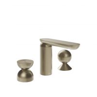 Смеситель для раковины Gessi Perle 74908 без донного клапана с металлическими вентилями-полусферой и сферой схема 9