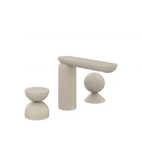 Смеситель для раковины Gessi Perle 74908 без донного клапана с металлическими вентилями-полусферой и сферой схема 12