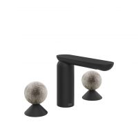 Смеситель для раковины Gessi Perle 74665 без донного клапана с вентилями-сферами из муранского стекла Pulegoso схема 10