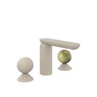 Смеситель для раковины Gessi Perle 74055 без донного клапана с вентилями-сферами из металла и камня Onyx Green схема 12 Смеситель для раковины Gessi Perle 74055 без донного клапана с вентилями-сферами из металла и камня Onyx Green схема 12