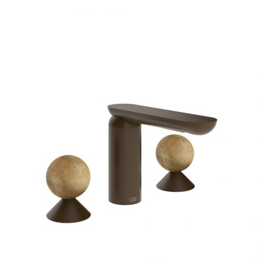 Смеситель для раковины Gessi Perle 74335 без донного клапана с вентилями-сферами из камня Onyx Cola схема 8 Смеситель для раковины Gessi Perle 74335 без донного клапана с вентилями-сферами из камня Onyx Cola схема 8