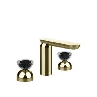 Смеситель для раковины Gessi Perle 74776 без донного клапана с вентилями-полусферами из муранского стекла Balloton схема 4
